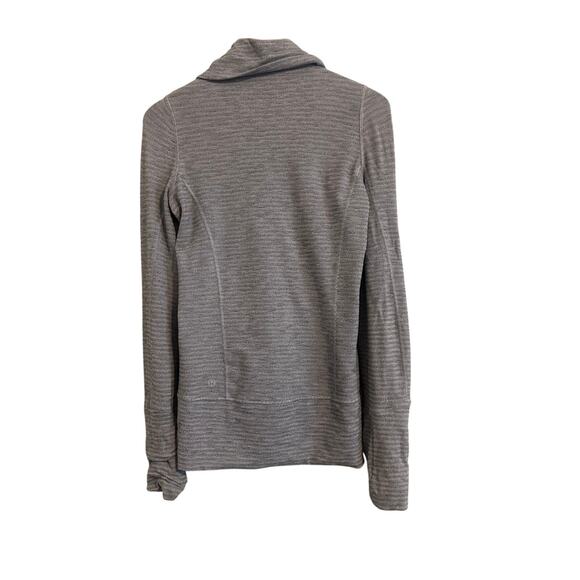 Lululemon Gray Zip Up Sweatshirt Size 2 - Picture 2 of 3